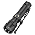 Helius Super Long Range Telescopic Zoom Emergency Charging Bank Rechargeable Led Tactical Lanterns Torch Lihgt Flashlights