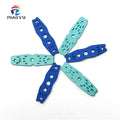 1.2MM 2MM Fiber Leather Slingshot Bag Porous Outdoor Hunting Sling Shooting Accessories Random Color