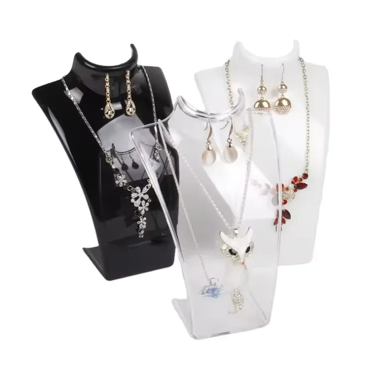 20cm Small Jewelry Necklace Earrings Display Neck  Bust Mannequin Stand Portrait Holder