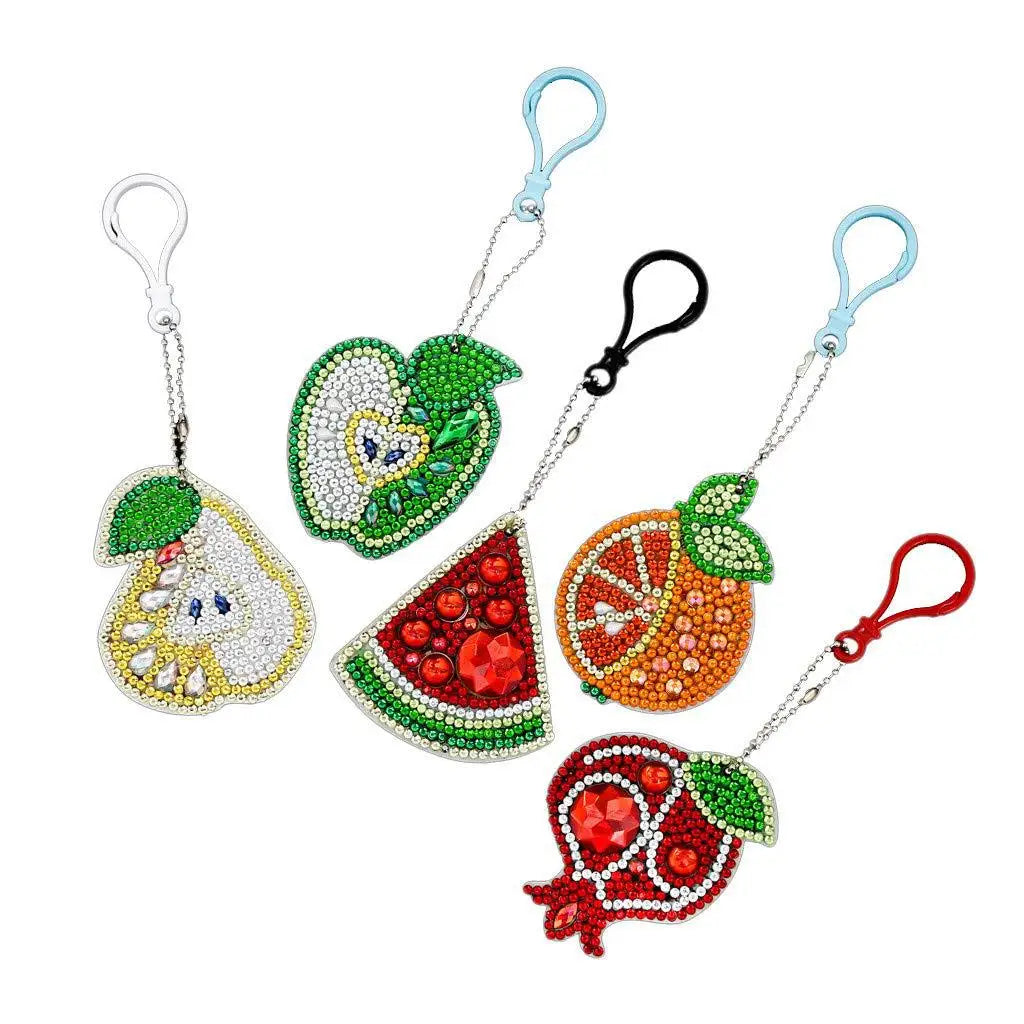Key Chain DIY Full Diamond Diamond Painting Key Chain Handmade Crafts Key Chain Children Adult Handpainted Works Simple Gift
