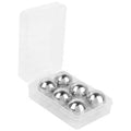 6pcs 304 Stainless Steel Eco-Friendly Ice Chilling Cooler Set for Beer Whiskey Vodka Stones Ball Bartender Tools