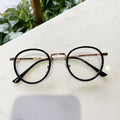 2024 Hot Selling High Quality TR90 Round Wholesale Optical Frames Anti Blue Light Glasses Men Women Metal Frame