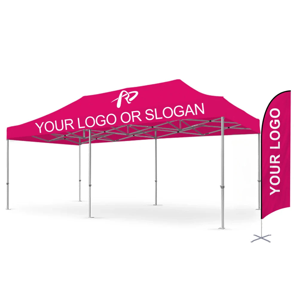 Promotional Waterproof 10*20ft Pure Color Pergolas and Gazebos Outdoor Outdoor Toldos Pop up Trade Show Canopy Tent