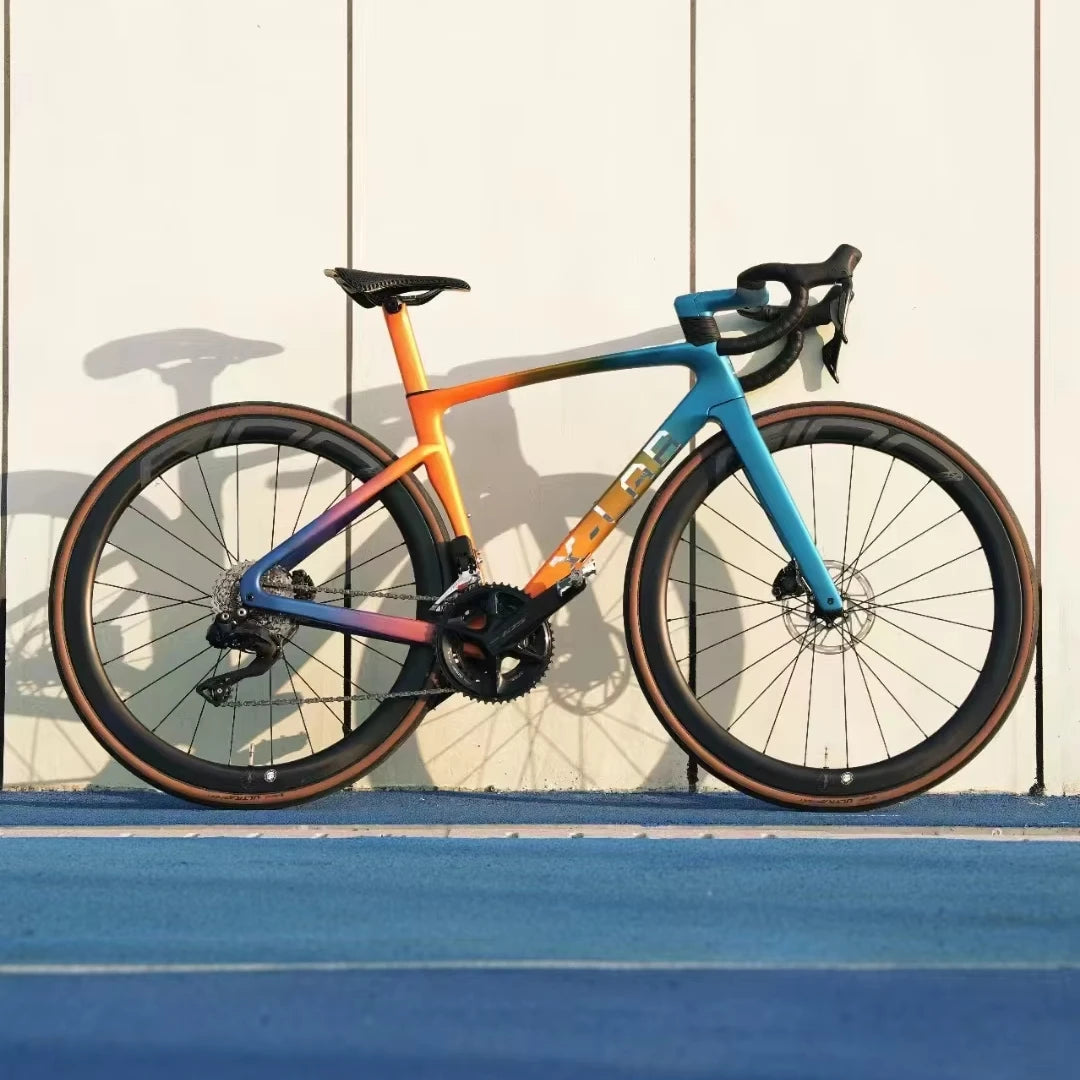 700C UltraLight Carbon Fiber Bicycle Wheel Toray T800 BTM Disc Brake Bike Wheel City Cycling Road Riding Wheel Rim