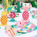 Felt Tropical Palm Leaves & Pineapple Cactus Ornament Aloha Party DIY Table Centerpiece for New Year Valentine's Day Decorations