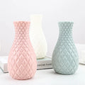 Nordic Modern Plastic Flower Vases Table Small White Vase for Flower Arrangement Wedding Centerpieces Home Decor