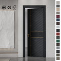 Foshan Top Manufacturer Durable Internal House Doors Design Modern Interior Wooden Door Eco-Friendly MDF Slab Doors