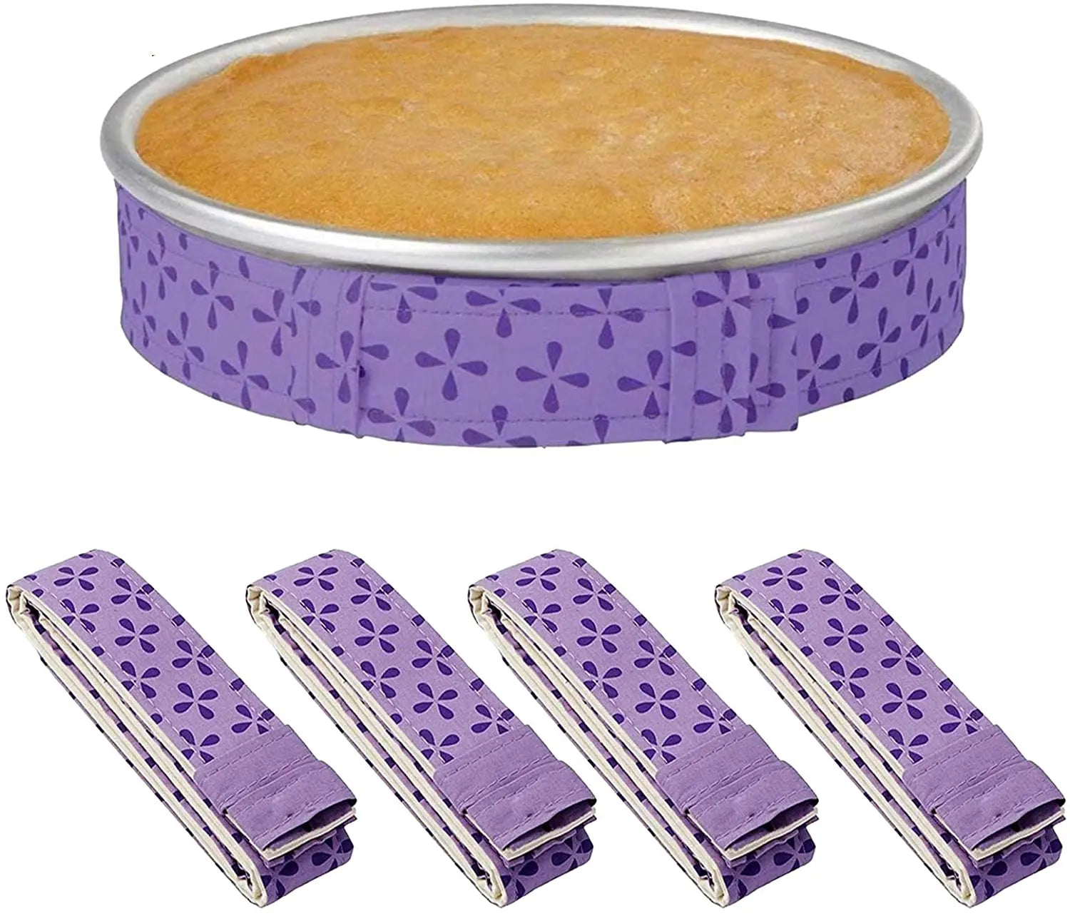Bake Even Strip Cake Strips Dampen Super Absorbent Thick Nylon 88x4cm Model BJ-7131 OEM No Logo for Baking