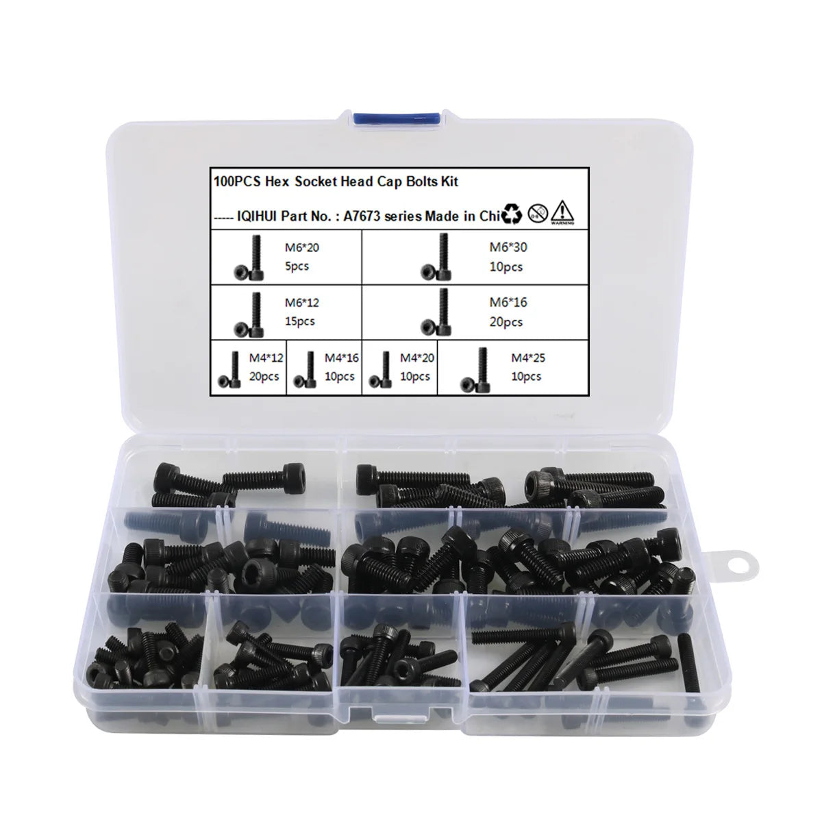 100pcs Hex Socket Head Cap Grade 8.8 Steel Black DIN7984 Hex Hexagon Socket Thin Low Short Profile Head Allen Cap Screw Bolt