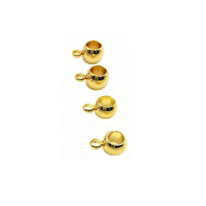 Wholesale Stainless Steel Separator Beaded Round Spacer Beads for Jewelry Making Bracelet