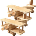 Unfinished Wood Craft Construction Kit Wooden Models Airplanes Propeller Aircraft air Craft Plane Model 3D Puzzle Decor