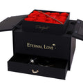 New Hot Selling Products Love Boxes Arrangement Good Price Large Square Heart Surprise Flower Box