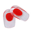 Custom Sticker Sticky Adhesive Sport Silicone Heel Shoe Insole Anti Slip  Silicone Gel Heel Cushion Pad