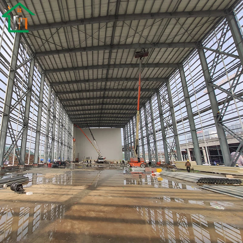 Custom Design Modern Industry Steel Prefabricated Petrol Filling Station Warehouse Building CE Certified Long Life Total Project