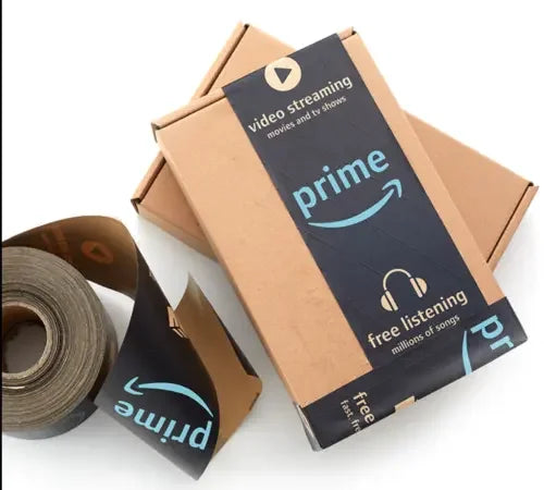 Custom Printing of Reinforce Water Activated Kraft Paper Packaging Tape for Amazon EBay LOGO