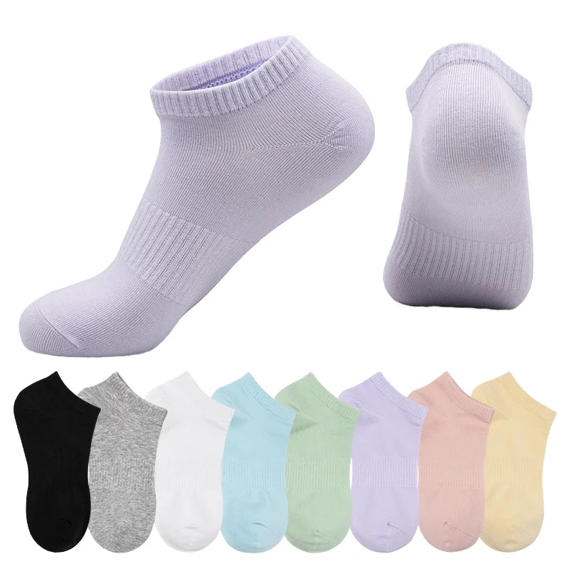 Wholesale Womens Low Cut Ankle Socks Comfortable Lightweight Breathable Running Athletic Socks