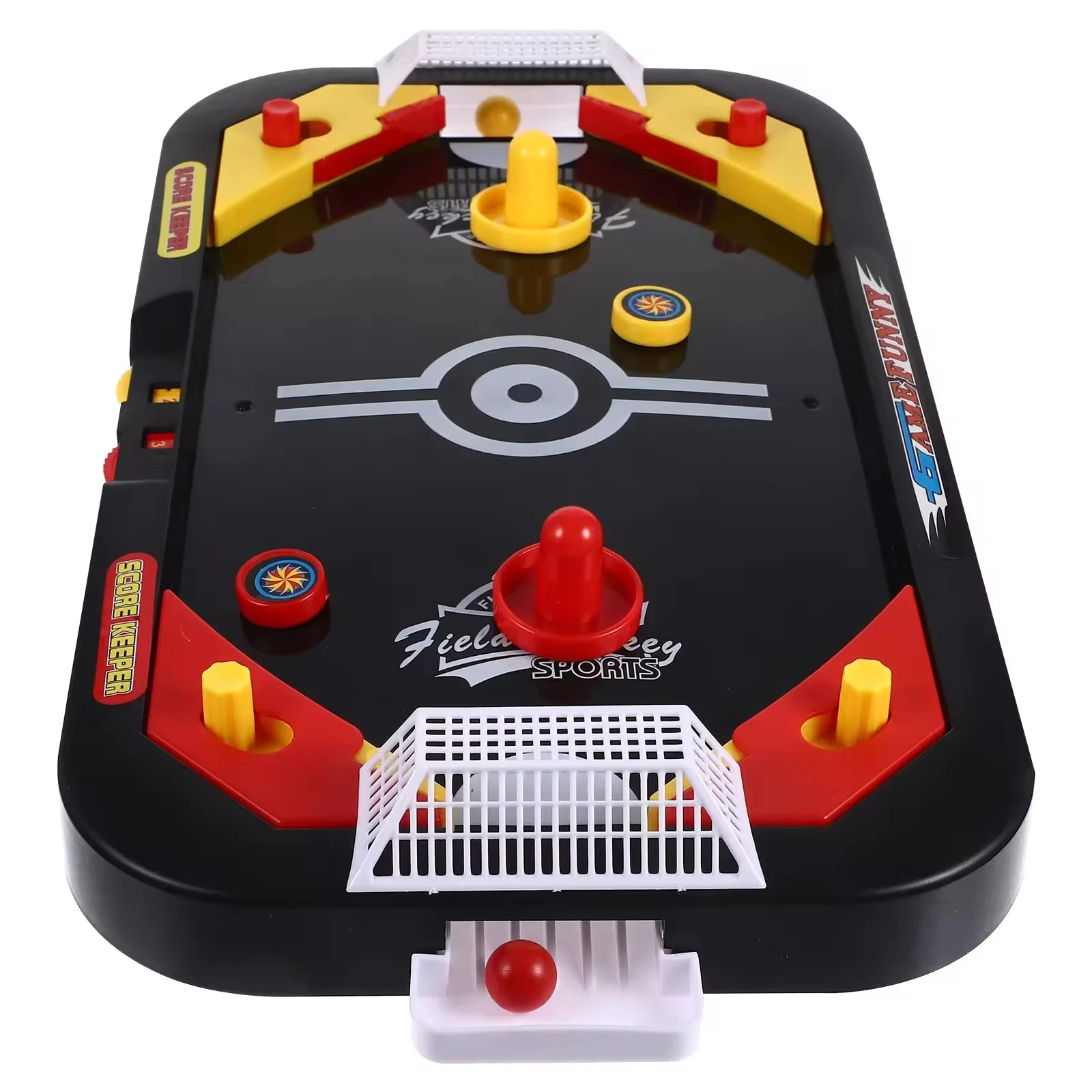 Kids Table Hockey Game 2 in 1 Soccer & Ice Mini Desktop Interactive Toy Anti-Stress Party Board Games Toys for Children