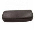 Wholesale SF Brand Metal & Leather Rectangle Retro Style Eyewear Cases for Men-Black Fashionable Design