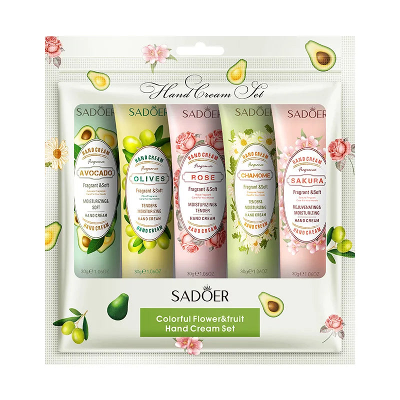 Custom Private Label Mini Hand Cream 30g Moisturizing Plant Extracts Perfume Hand Cream Lotion Gift Sets