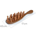 17*4.5*3cm Sandalwood Comb With 22 Comb Teeth Detangling Wooden Hair Brush Scalp Massage Comb