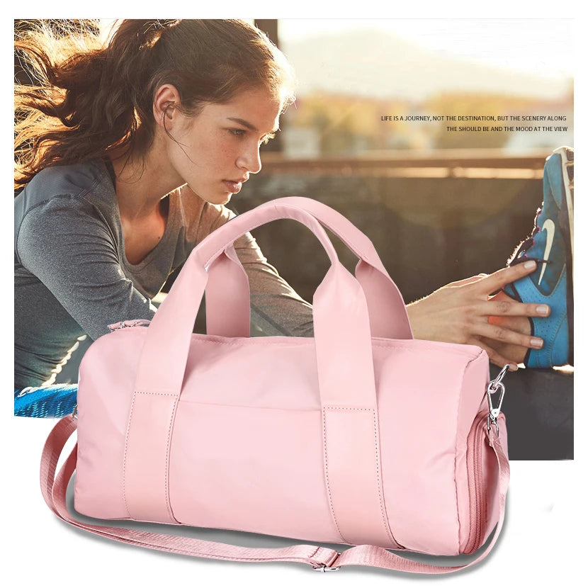 Light Weight Custom Carry Sports Bag Bagborsone Custom Exercise Pink Duffel Shoe Compartment Waterproof Sport Workout Gym Bags