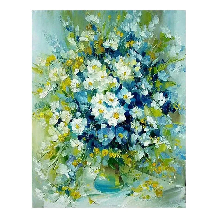 Ever Moment Diamond Painting 5D DIY Picture of Rhinestone Colorful Flower in Vase Diamond Embroidery Mosaic Full S2F2478