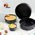 Beeman Hot Selling 4+7 Inch 2PCS Combination Set Baking Tools Bread Cast Iron Springform Pan Cake Maker