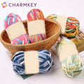 Wholesale 100g Multicolor Cotton t Shirt Yarn Crochet Spaghetti Yarn for Bag
