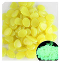 Long time Glowing  Small Size 50 Pcs Package Glowing in the Dark Pebble Stone