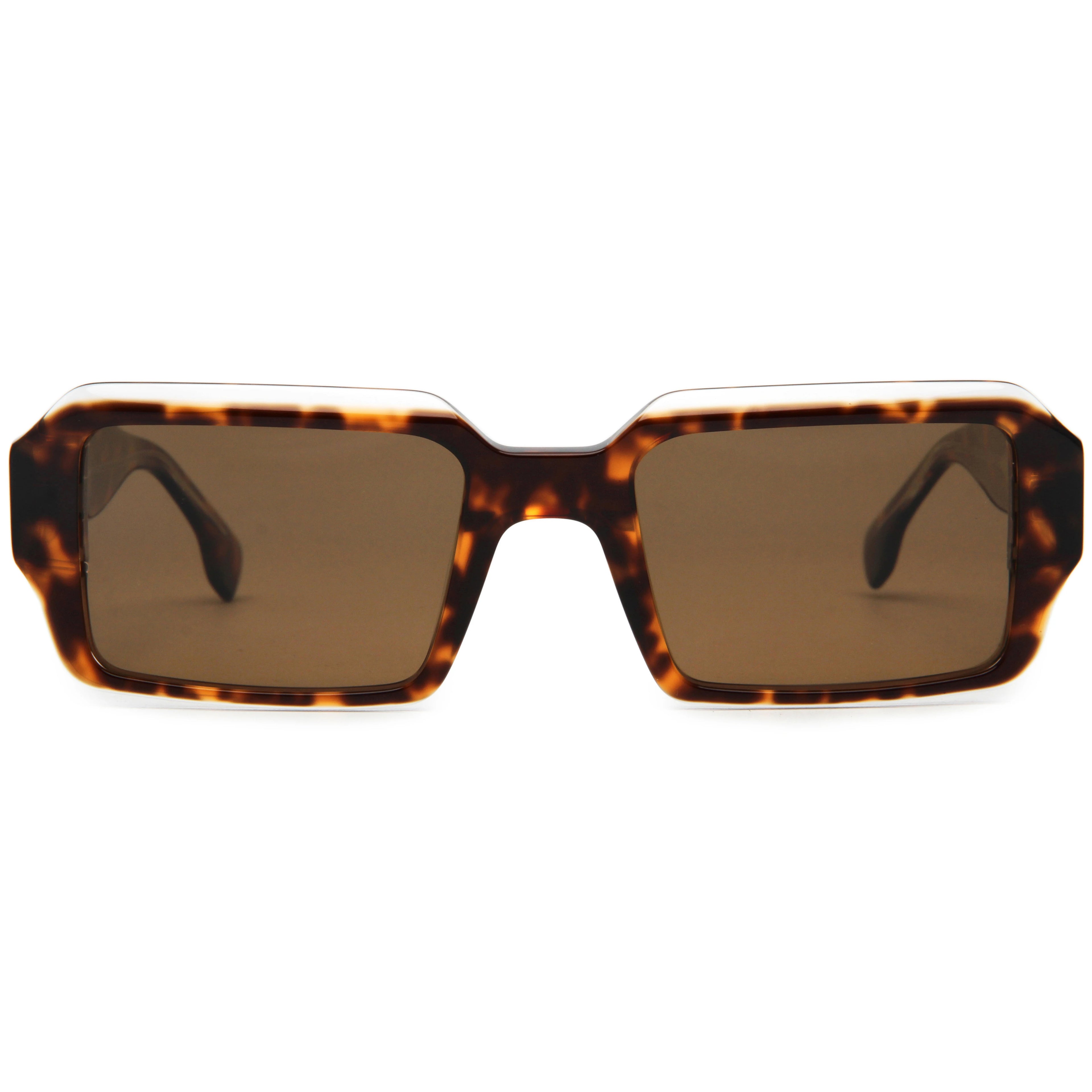Wholesale Retro Square Sunglasses Polarized Lenses Sun Glasses Brown Blue Yellow White Retro Rectangular Shades