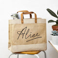 Eco-friendly Custom Reusable Cloth Bags Women Waterproof Tote Grocery Promotional Shopping Handbags Jute Bag