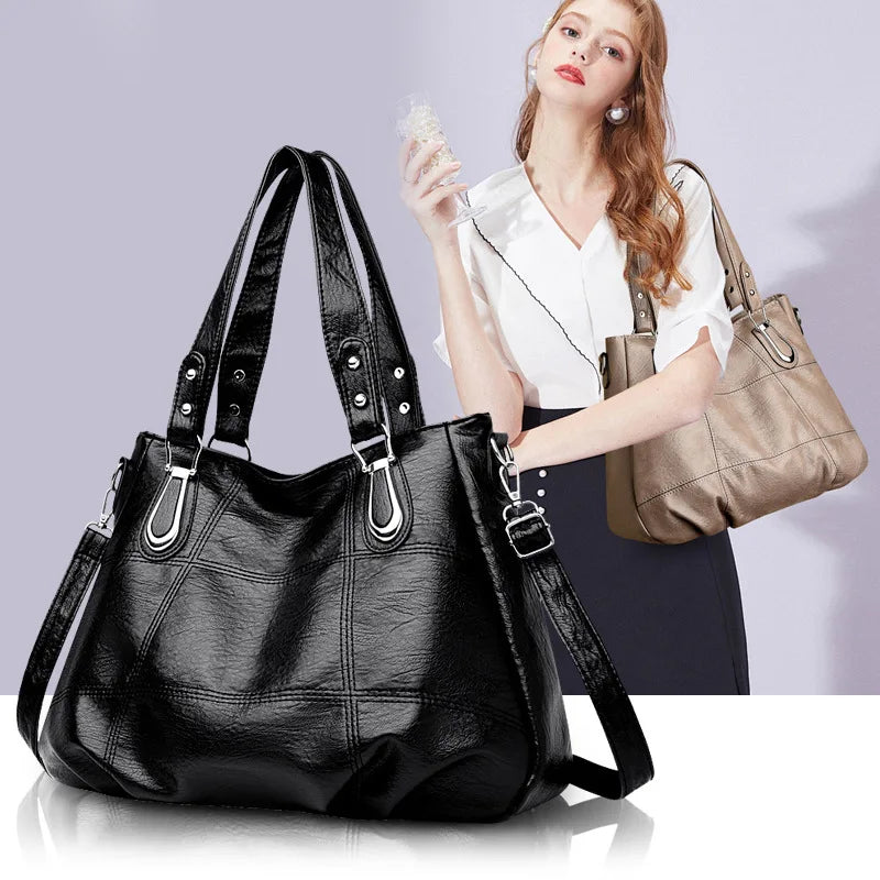 Factory Cheap Luxury Design Tote  Bag High Quality PU Leather Ladies Hand Bags for Women 2026 New Shoulder Bag Big Sac a Main
