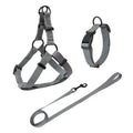 Maychan Strong Luxury Blank Heavy Duty Adjustable Custom Logo Nylon Pet Rope Dog Collar Harness Set Leash Four Seasons