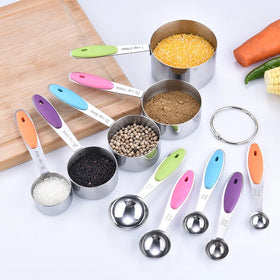 New Product 2022 Stainless Steel Measuring Cup 5pcs Measuring Cups and Spoons Cutlery Measure Cup