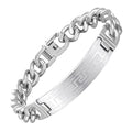 Great Wall Pattern Men's Stainless Steel Bracelet