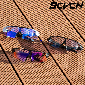 2024 Brand Cycling Glasses Photochromic Red Blue TR90 Men Women Road Bike UV400 Bicycle Sport Running Riding Eyewear