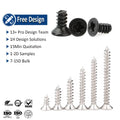 Micro Tiny Small Screws M0.6 M0.8 M1 M1.2 M1.4 M2 M3 Flat Head Phillips Cross Countersunk Self Tapping Self-tapping Screw