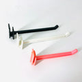 Double-Loop Pegboard Single Slatwall Hooks Long Butterfly Wide ABS Plastic Peg Display Hooks