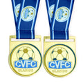 Artigifts Manufacturer Metal Crafts Factory Supplier Custom Logo Football Awards Medallion Sports Medal Soccer Medals With Logo