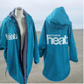 Custom Logo Waterproof Beach Surf Swim Coat 70x110cm Changing Robe Fleece Lined Waterproof Changing Robe
