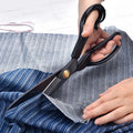 10 Inch Stainless Steel Heavy Duty Tailor Scissors Dressmaker's Shears with Soft Touch Handle