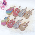 Yueshunxing 12.1mm Wholesale Custom Colourful Beth Violin Guitar Unique Luxury Rose Gold Empty Lip Balm Containers Lipstick Tube
