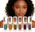 Duochrome Chameleon Liquid Glitter Eyeshadow Metallic Shimmer Finish with Pigments Waterproof Matte Multichrome Eye Makeup Set