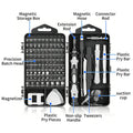 117-in-1 Precision Screwdriver Set Multi-Purpose Household Disassembly Tool with Steel Plastic Handles Cross Head Screw
