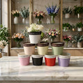 Spot Small Round Flower Pot Single Round Rose Box Single Round Flower Box for Valentine's Day