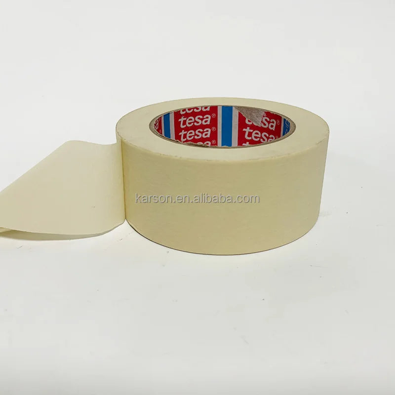 Tesa 4316 PV3 Fine Crepe Paper Masking Tape Wet-resistant Spray Paint Masking Thin and Soft Micro-crepe Paper Tape