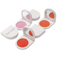 White Plastic Package OEM Pressed Powder Private Label Natural Blusher