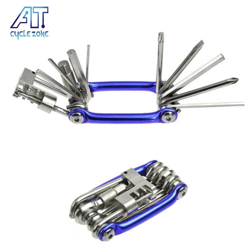 RTS 11 1 Multifunctional Bicycle Repair Tool Steel Kit Chain Cutter & Wrench for Riding Essential Equipment for Bicicleta