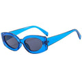New Design Oval cat Eye Sunglasses Candy Colors Frame Trendy Ladies Eyewear