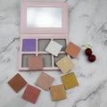 DIY Your Unique Highlighter Palette 4&6 Colors Highlighter Pans Private Label
